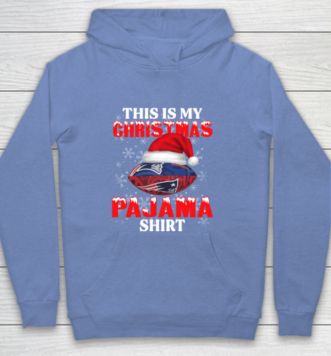 New England Patriots This Is My Christmas Pajama Shirt NFL Youth Hoodie 8