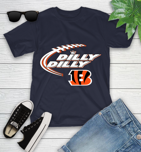 NFL Cincinnati Bengals Dilly Dilly Football Sports Youth T-Shirt 3