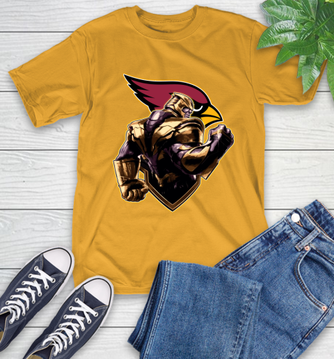 NFL Thanos Avengers Endgame Football Sports Arizona Cardinals T-Shirt 3
