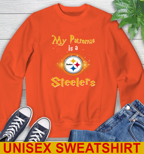 NFL Football Harry Potter My Patronus Is A Pittsburgh Steelers Sweatshirt 3