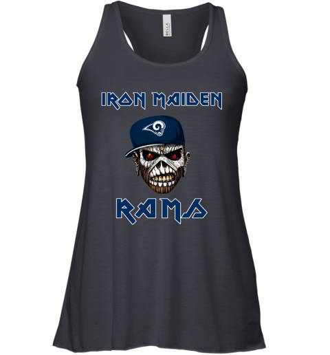 NFL Los Angeles Rams Iron Maiden Rock Band Music Football Sports Lr6M2jtzN2W flowy tank 32 95 151514 front midnight