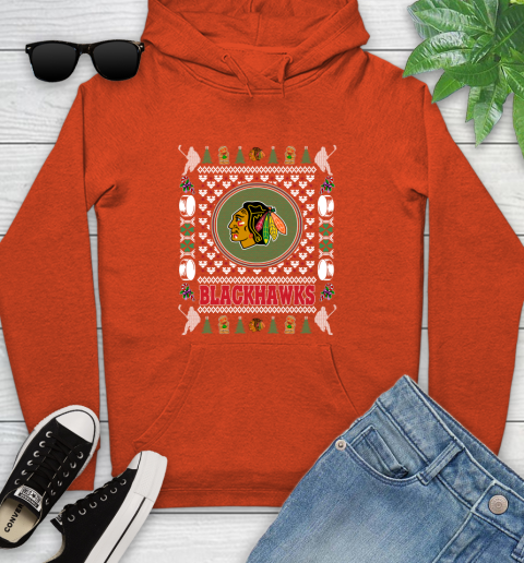 Chicago Blackhawks Merry Christmas NHL Hockey Loyal Fan Ugly Shirt 138