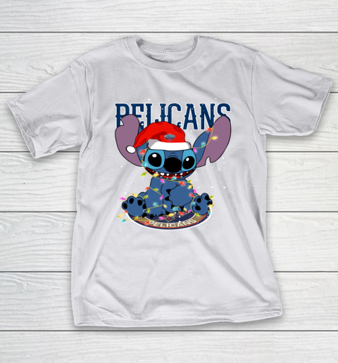 New Orleans Pelicans NBA noel stitch Basketball Christmas T-Shirt 9