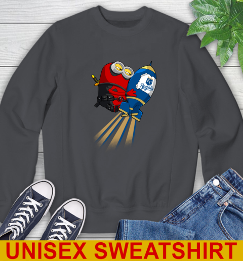MLB Baseball Kansas City Royals Deadpool Minion Marvel Shirt Sweatshirt 7