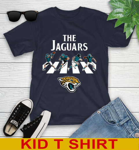 NFL Football Jacksonville Jaguars The Beatles Rock Band Shirt Youth T-Shirt 2