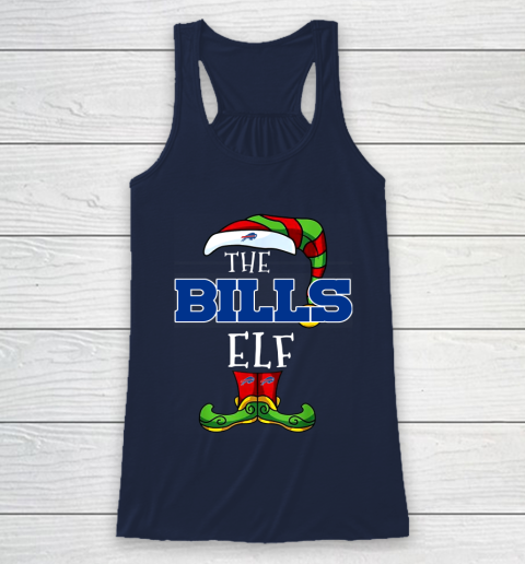 Buffalo Bills Christmas ELF Funny NFL Racerback Tank 8