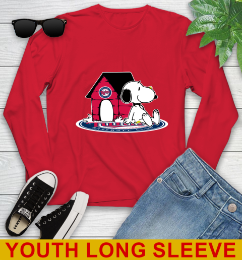 MLB Baseball Minnesota Twins Snoopy The Peanuts Movie Shirt Youth Long Sleeve 11