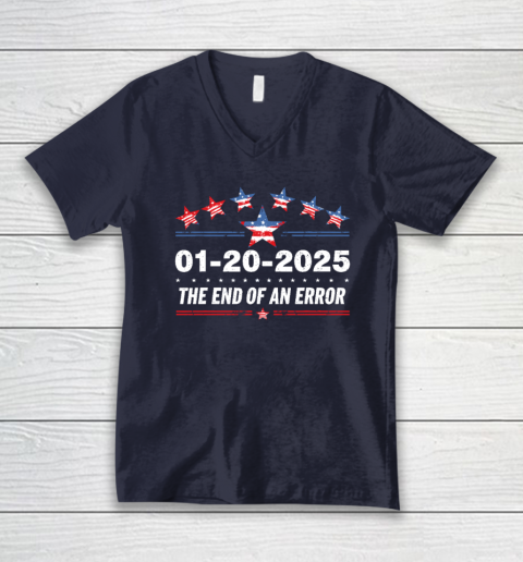 January 20 Inauguration Day 2025 End Of An Error V-Neck T-Shirt 2