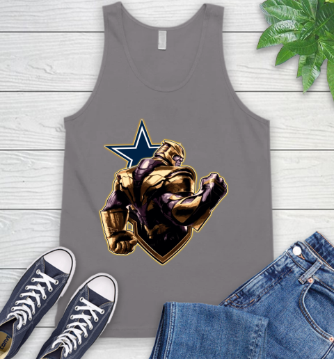NFL Thanos Avengers Endgame Football Sports Dallas Cowboys Tank Top 7