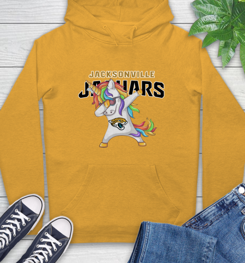 Jacksonville Jaguars NFL Football Funny Unicorn Dabbing Sports Hoodie 3