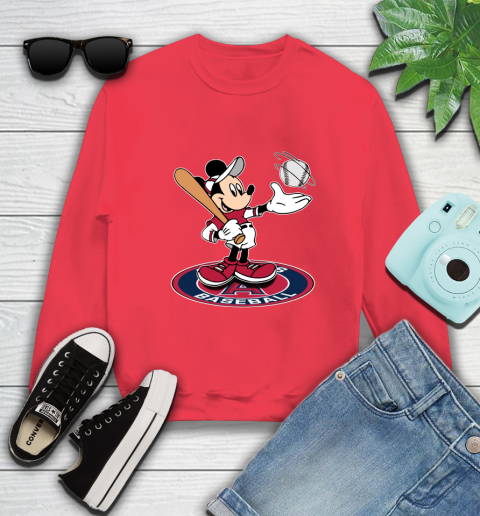 MLB Baseball Los Angeles Angels Cheerful Mickey Disney Shirt Sweatshirt 10