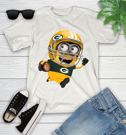 NFL Green Bay Packers Minions Disney Football Sports Youth T-Shirt