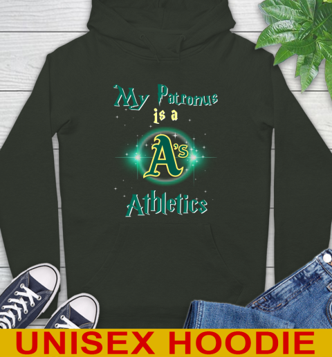 MLB Baseball Harry Potter My Patronus Is A Oakland Athletics Hoodie 12