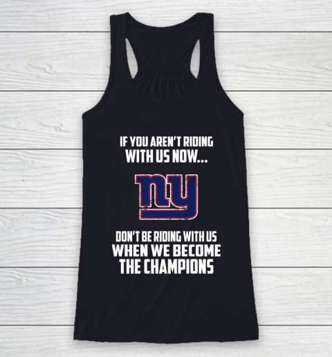 NFL New York Giants Football We Become The Champions Racerback Tank 7