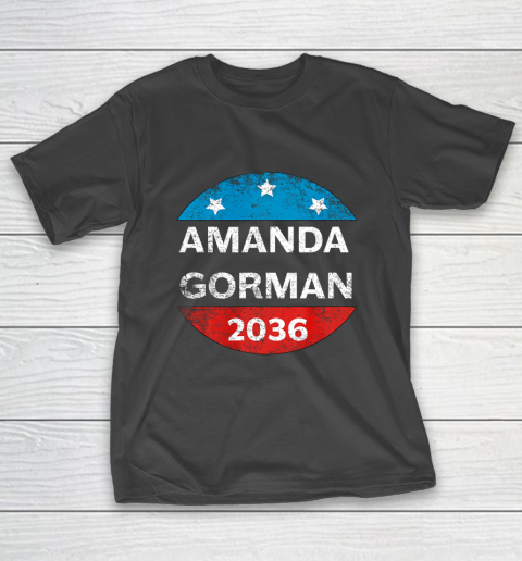 Amanda Gorman Shirt 2036 Inauguration 2021 Poet Poem Funny Retro T-Shirt