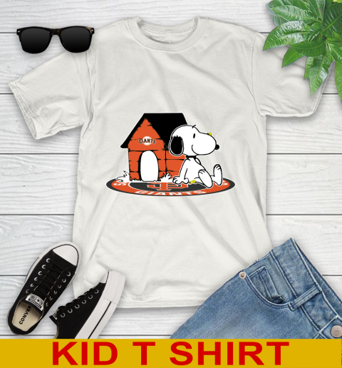 MLB Baseball San Francisco Giants Snoopy The Peanuts Movie Shirt Youth T-Shirt
