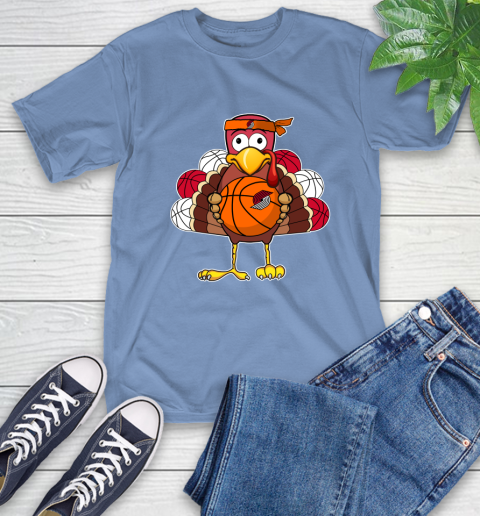 Portland Trail Blazers Turkey thanksgiving day T-Shirt 11