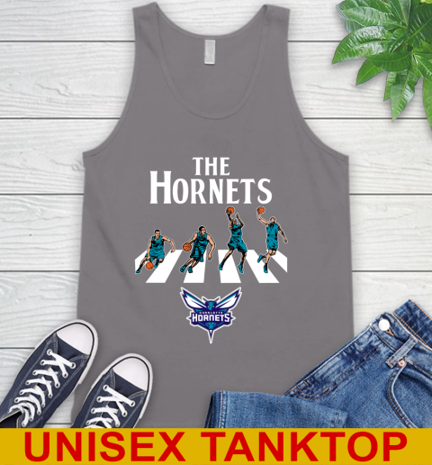 NBA Basketball Charlotte Hornets The Beatles Rock Band Shirt Tank Top 6