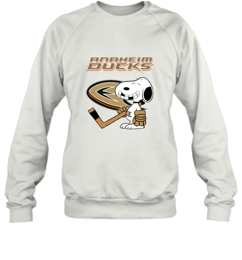 Anaheim Ducks Ice Hockey Broken Teeth Snoopy NHL Sweatshirt
