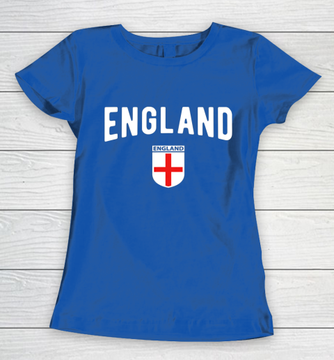 England Soccer Jersey 2021 2022 Football Team Women's T-Shirt 8