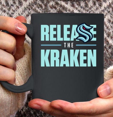 Release The Kraken T Shirt – Seattle Kraken Ceramic Mug 11oz 4
