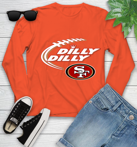 NFL San Francisco 49ers Dilly Dilly Football Sports Youth Long Sleeve 4