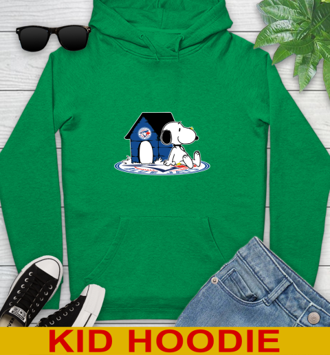 MLB Baseball Toronto Blue Jays Snoopy The Peanuts Movie Shirt Youth Hoodie 8