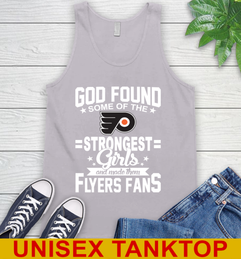 Philadelphia Flyers NHL Football God Found Some Of The Strongest Girls Adoring Fans Tank Top 3