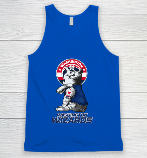 NBA Basketball My Cat Loves Washington Wizards Tank Top 4