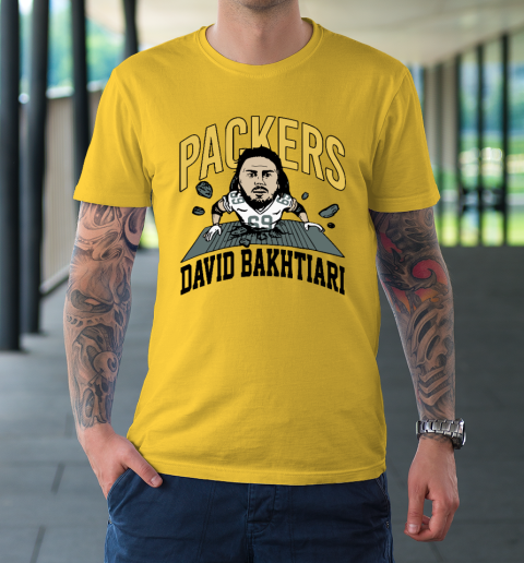 Green Bay Packers David Bakhtiari T Shirt Tee For Sports