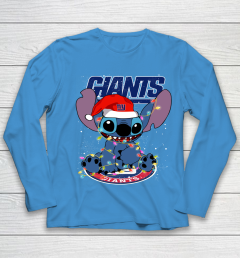 New York Giants NFL Football noel stitch Christmas Youth Long Sleeve 4