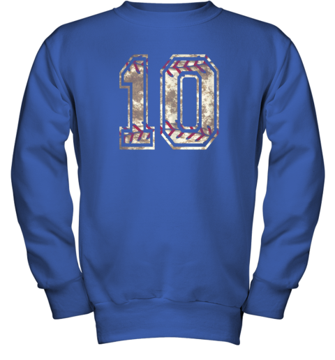 orv7 baseball jersey number 10 vintage distressed youth sweatshirt 47 front royal