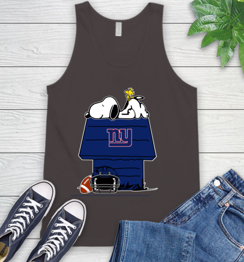 New York Giants NFL Football Snoopy Woodstock The Peanuts Movie Tank Top 7