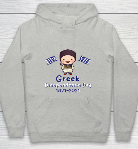 Kids Greek Independence 200th Anniversary Greece for Boys Youth Hoodie