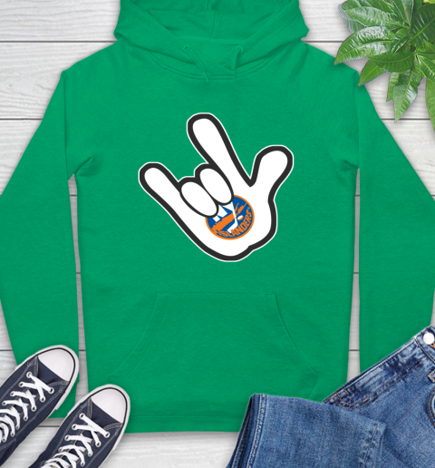 New York Islanders NHL Hockey Mickey Rock Hand Disney Hoodie 8