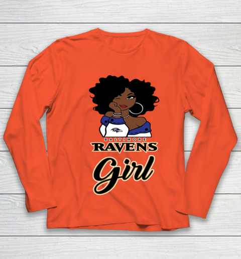 Baltimore Ravens Girl NFL Youth Long Sleeve 4