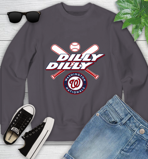 MLB Washington Nationals Dilly Dilly Baseball Sports Youth Sweatshirt 6