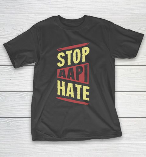 Stop AAPI Hate Cool Asian American Pride Art Style T-Shirt