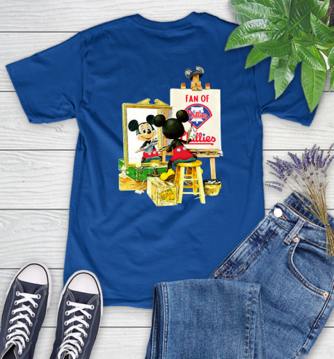 MLB Baseball Philadelphia Phillies Mickey Drawing Shirt 91
