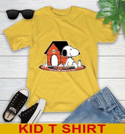 MLB Baseball San Francisco Giants Snoopy The Peanuts Movie Shirt Youth T-Shirt 8