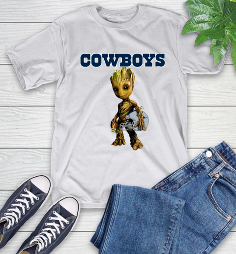 Dallas Cowboys NFL Football Groot Marvel Guardians Of The Galaxy T-Shirt 12