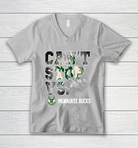 NBA Milwaukee Bucks Basketball Can't Stop Vs V-Neck T-Shirt 3