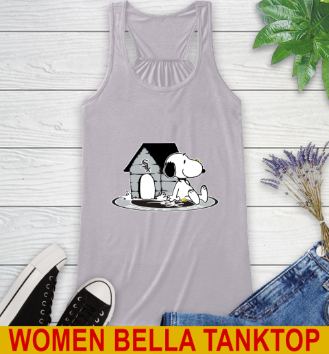 MLB Baseball Chicago White Sox Snoopy The Peanuts Movie Shirt Racerback Tank 5