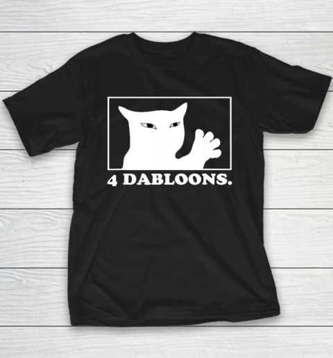 4 Dabloons Cat Youth T-Shirt