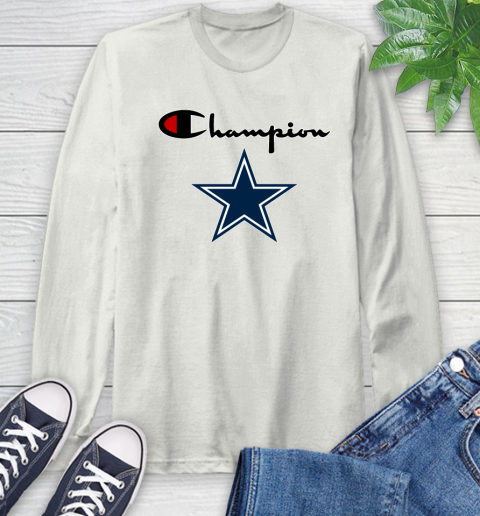 NFL Football Dallas Cowboys Champion Shirt Long Sleeve T-Shirt 11