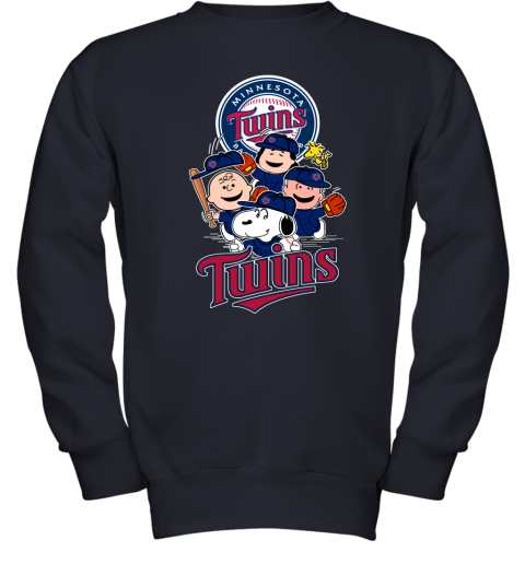 Peanuts Charlie Brown And Snoopy Playing Baseball Minnesota Twins shirt,sweater,  hoodie, sweater, long sleeve and tank top