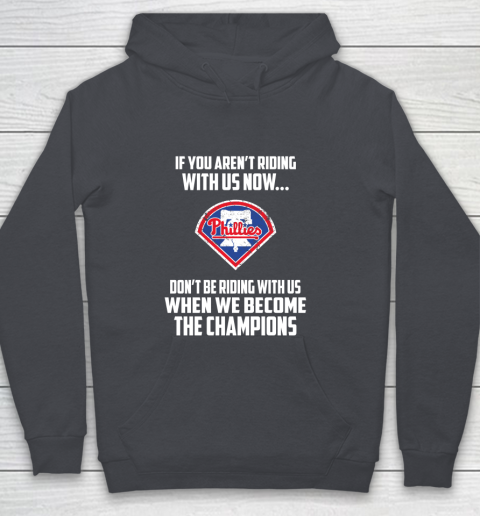 MLB Philadelphia Phillies Baseball We Become The Champions Youth Hoodie 5