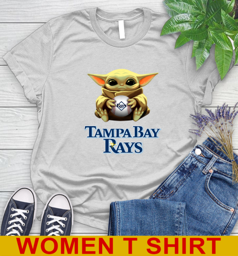 MLB Baseball Tampa Bay Rays Star Wars Baby Yoda Shirt 89