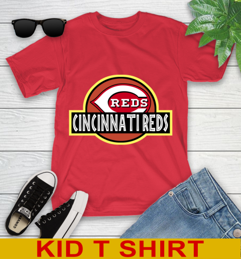 MLB Cincinnati Reds Jurassic Park Dinosaur Movie Baseball Sports 110