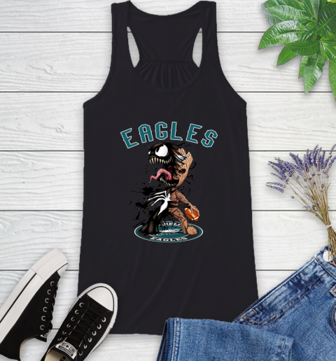 NFL Philadelphia Eagles Football Venom Groot Guardians Of The Galaxy Racerback Tank 2